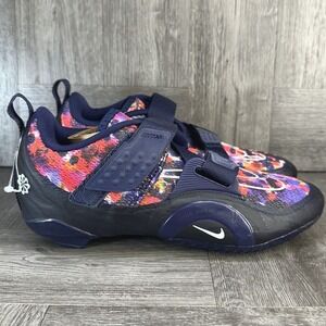 Nike SuperRep Cycle Women 8.5 Navy Blue Multi Color Indoor Spin NEW DQ4679-400